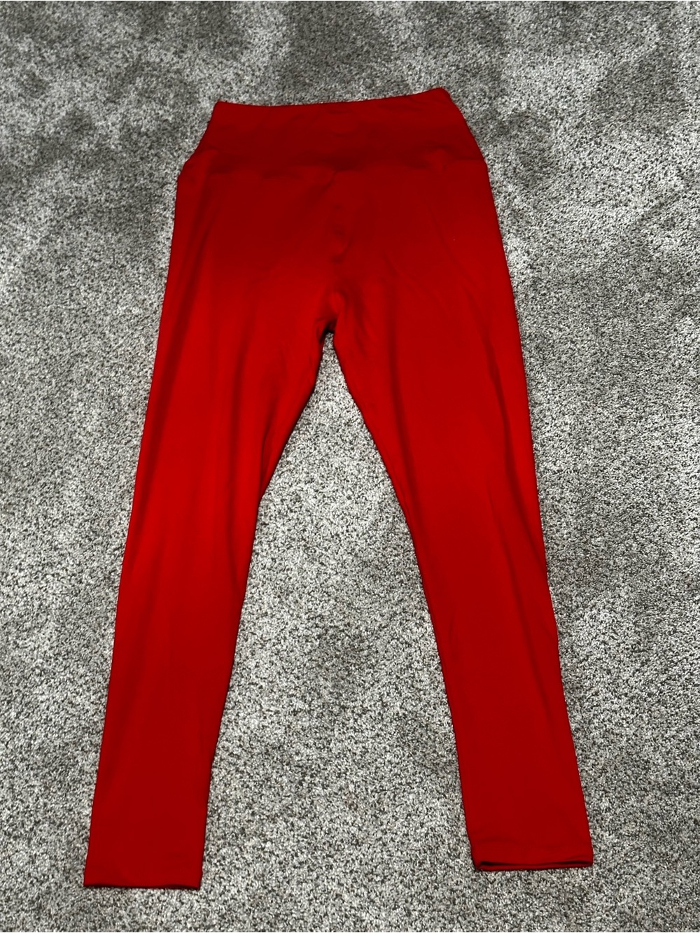 Red Leggings - Comfortable Everyday Bottoms